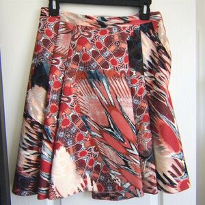 Philosophy abstract a-line skirt